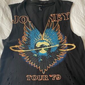 Journey Distressed Tank Top